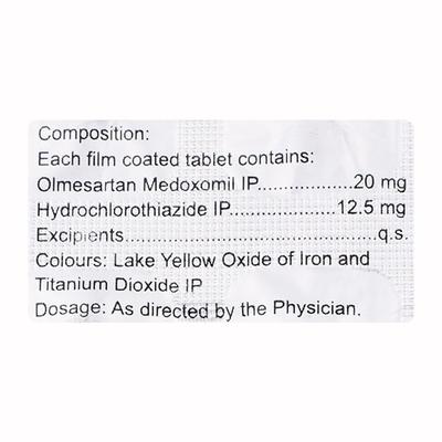 Olmin H 20mg Tablet 10'S - Hypertension-Ang