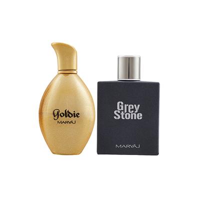 Maryaj Goldie EDP Fruity Floral Perfume And Maryaj Grey Stone EDP Aromatic Woody Perfume 200 ml - Perfumes (Edt/Edp)