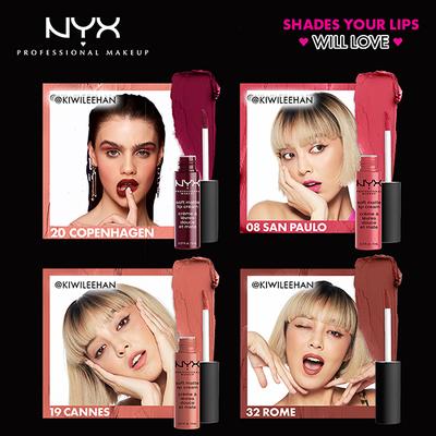 NYX Professional Makeup Soft Matte Lip Cream - Rome 8 ml - Liquid Lipsticks