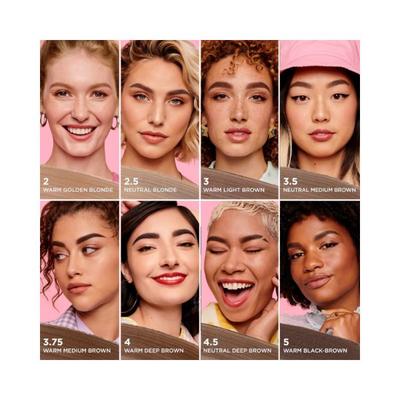 Benefit Cosmetics Brow Powmade -4.5 - Neutral Deep Brown 1's - Eyebrow Pencils & Enhancers