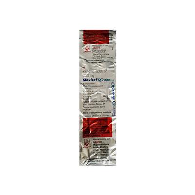 MAXICEF O 200mg Tablet 10's - Bacterial Infections-Cep