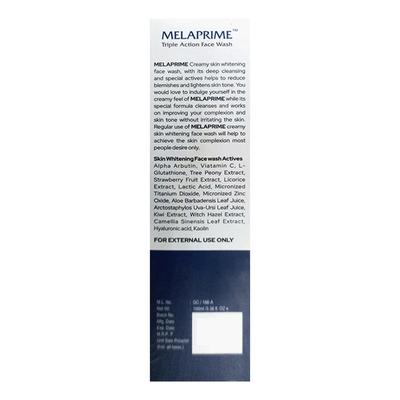 MELAPRIME TRIPLE ACTION 2 IN 1 (CLEANSER+MASK) Face Wash 100ml - Cleanser-Oth