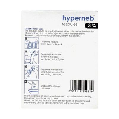 HYPERNEB 3% Respules 7X4ml - Asthma/COPD-Ast