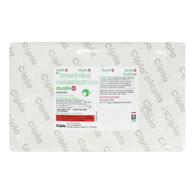 Duolin LD 500mcg/0.63mg Respule 5X2.5ml - Asthma/COPD-Ast