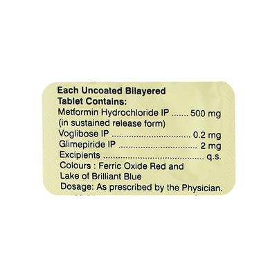 K GLIM TRIO 2mg Tablet 15's - Diabetes-Ant