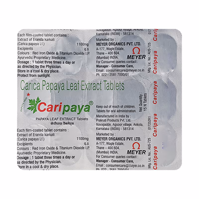 Caripaya Tablet 15'S - Supplements-Sup