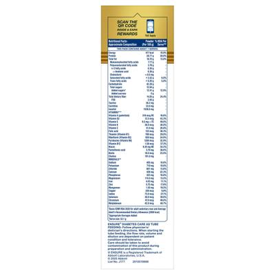 Ensure Diabetes Care Specialized Nutrition Drink Refill - Vanilla Delight Flavour 375 g - Diabetes (Fitness)