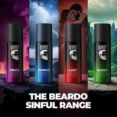 Beardo Power Deo Body Spray Stong and Long Lasting Perfume Deodorant Fresh Fragrance For Men 150 ml - Men Deodorants/Roll-Ons