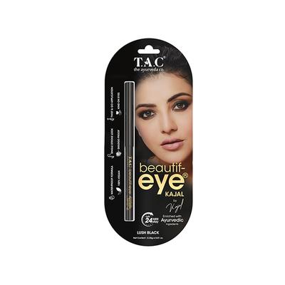 TAC Beautif-Eye Black Kajal Pencil - Smudge & Waterproof - Matte Finish 0.35 gm - Kajal & Kohls