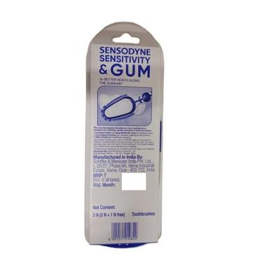 Sensodyne Sensitivity & Gum Soft Toothbrush (Buy 2 Get 1's Free) - Toothbrushes