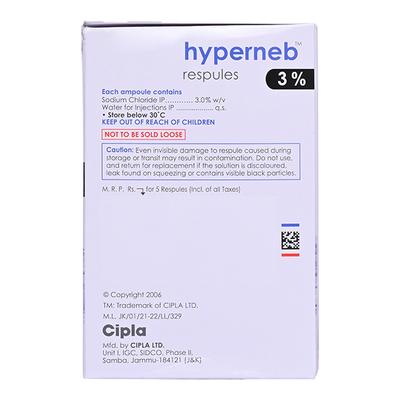 HYPERNEB 3% Respules 4ml - Asthma/COPD-Ast