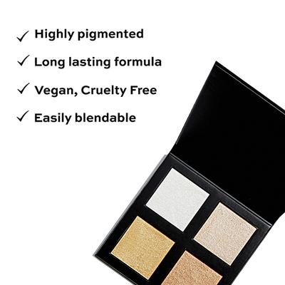 Revolution Pro 4K Highlighter Palette-Gold 16 gm - Face Palettes