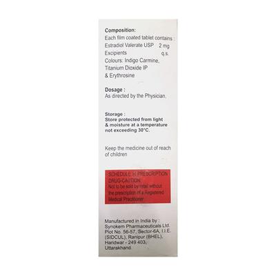 ERIDIOL 2 Tablet 28's - Hormonal Therapy-Oes