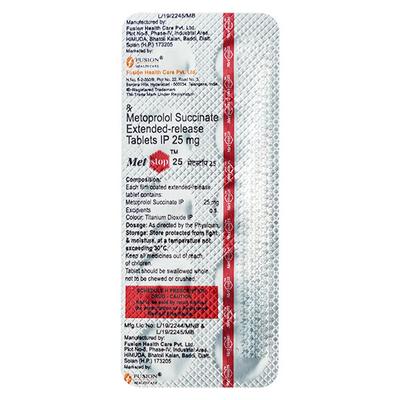 METSTOP 25 Tablet 10's - Hypertension-Bet