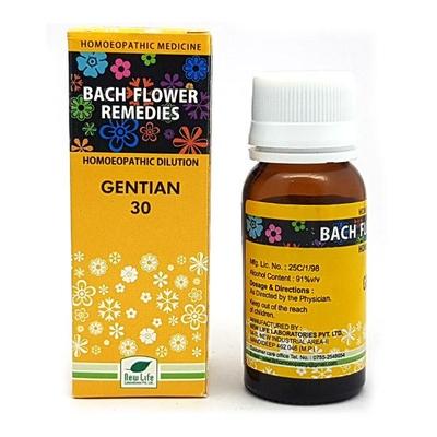 New Life Bach Flower Gentian 30 Liquid 30 ml - Dilutions