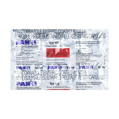 PAN L Capsule 10'S - Ulcer/Reflux/Flatulence-Aaa