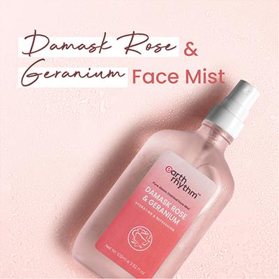 Earth Rhythm Damask Rose & Geranium Face Mist 20 ml - Face Mists