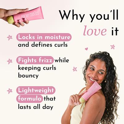 Fix My Curls Defining Hair Gel For Curly And Wavy Hair 200 gm - Hair Gels & Waxes
