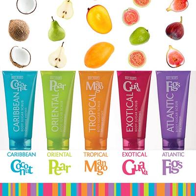 MADES Body Resort Clear Pink Tube Body Sugar Scrub 250 gm - Scrubs & Exfoliants