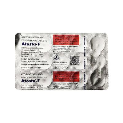 ATOSTA F Tablet 15's - High Cholesterol-Dys