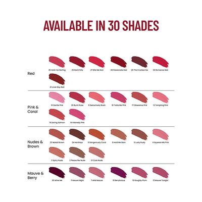 Swiss Beauty Hold Me Matte Liquid Lipstick (Squeeze Me Pink) 4.5 ml - Liquid Lipsticks