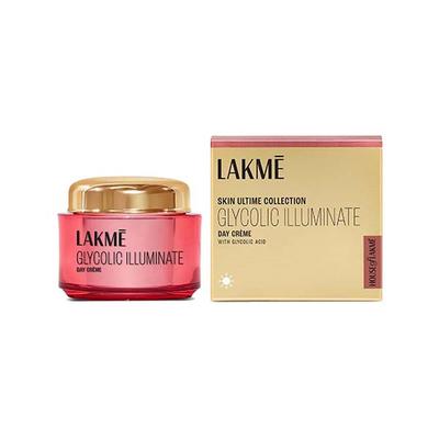 Lakme Glycolic Illuminate Day Cream with Glycolic Acid for Radiant and Even Tone Skin 50 gm - Face Moisturizers