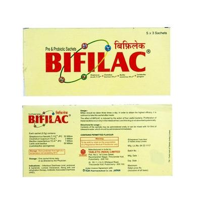 Bifilac Sachet 15'S - Diarrhoea-Ant