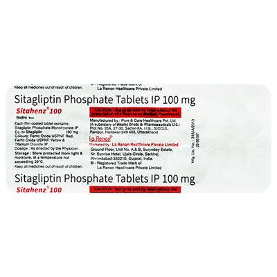 SITAHENZ 100 Tablet 10's - Diabetes-Ant