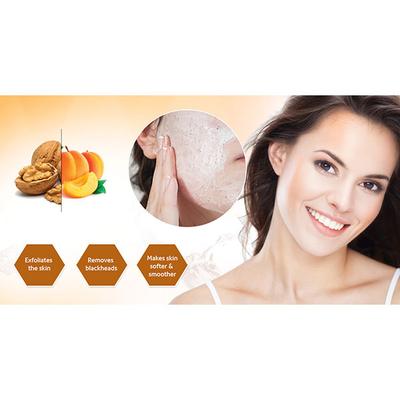 Face & Body Scrub with Walnut & Apricot 110 gm - Face Scrubs