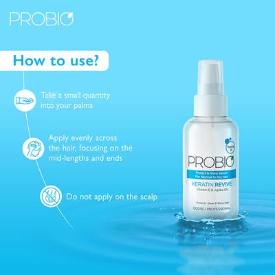 Godrej Professional Probio Keratin Revive Shine Hair Serum 100 ml - Hair Serums