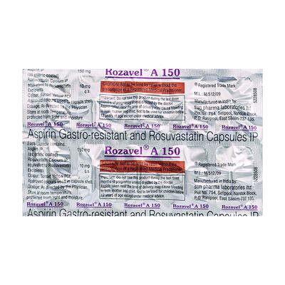 Rozavel A 150mg Capsule 10'S - High Cholesterol-Dys