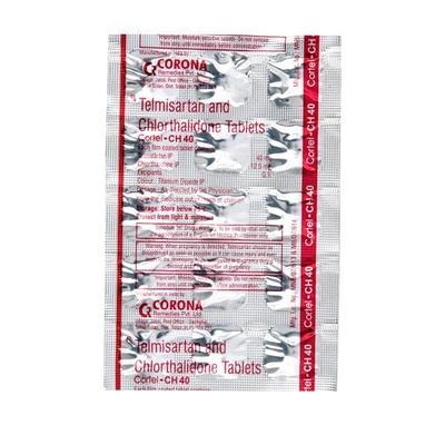 Cortel CH 40mg Tablet 15'S - Hypertension-Ang