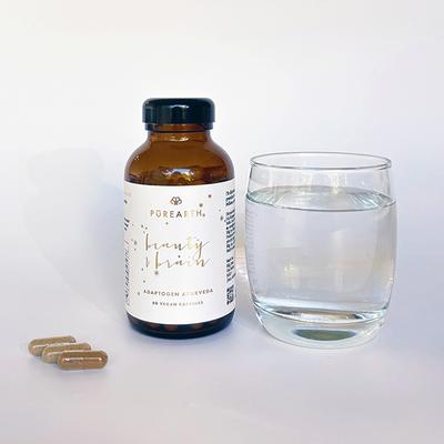 Purearth Beauty & Brain Ayurvedic Supplement 60's - Hair & Skin