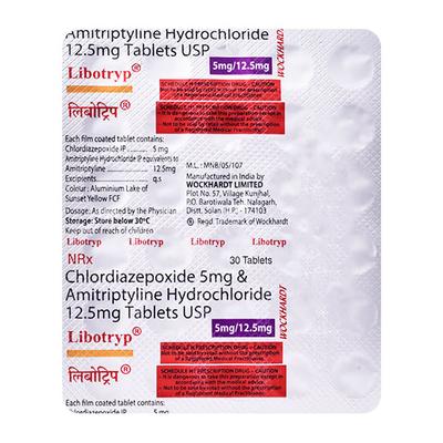 Libotryp 12.5mg Tablet 30'S - Anxiety-Anx
