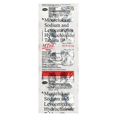 Mtnl Tablet 10'S - Allergies-Ant