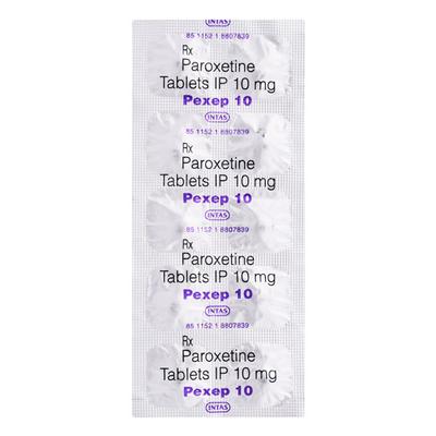 Pexep 10mg Tablet 10'S - Depression-Ant