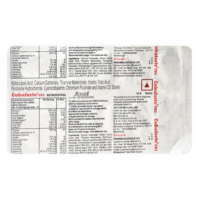 Cobaforte Cd3 Tablet 10'S - Supplements-Vam