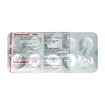 Homochek Capsule 10'S - Supplements-Vam