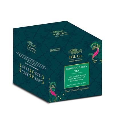 TGL Co. Tea Bag - Organic Green 16's - Green/Herbal Teas