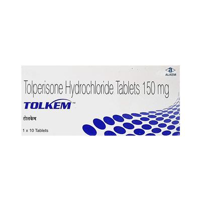 Tolkem 150mg Tablet 10'S - Muscle Cramps/Spasticity-Mus