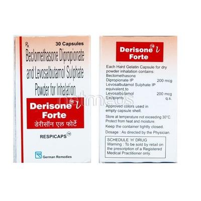 Derisone L Forte Respicap 30'S - Asthma/COPD-Ast