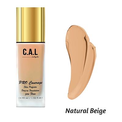 CAL Losangeles Pro Coverage Skin Perfector Stay On Foundation Natural Beige 45 ml - Foundation