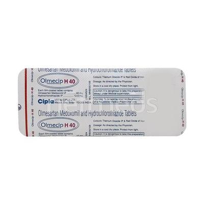 Olmecip H 40mg Tablet 10'S - Hypertension-Ang