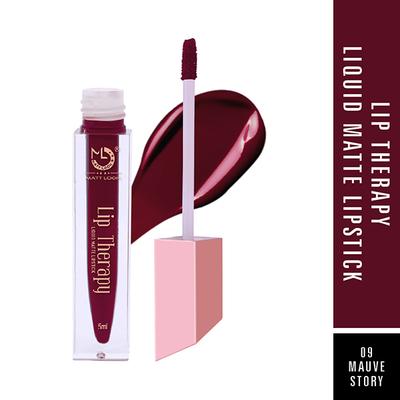 Matt Look Lip Therapy Non Transfer Long Lasting Liquid Matt Lipstick for Hydrated, Mauve-Story 5 ml - Liquid Lipsticks