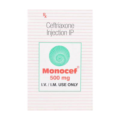 Monocef 500mg Injection 1's - Bacterial Infections-Cep