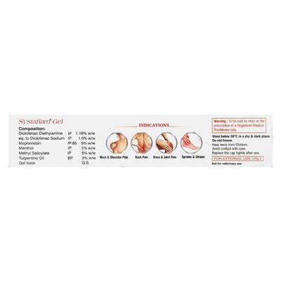 Systaflam Gel 50gm - Pain relief-Nsa