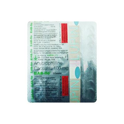 AB FLO 100mg Capsule 15's - Asthma/COPD-Ast