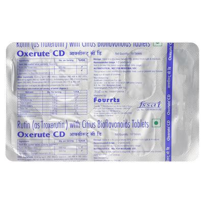 Oxerute CD Tablet 10'S - Varicose Veins-Phl
