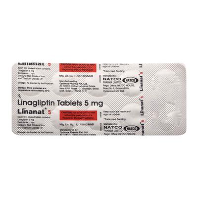 LINANAT 5 Tablet 10s's - Diabetes-Ant