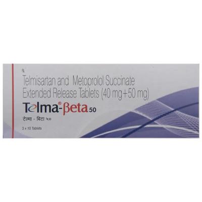 Telma Beta 50 Tablet 10'S - Hypertension-Bet